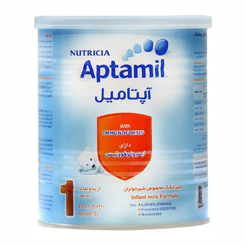شیر خشک آپتامیل 1 نوتریشیا مخصوص شیرخواران 0 تا 6 ماه 400 گرمی