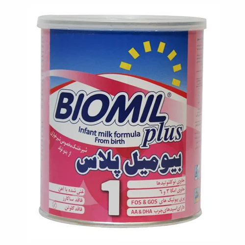 شیر خشک بیومیل پلاس 1 مناسب از ۰ تا ۶ ماه حجم 400 گرمی