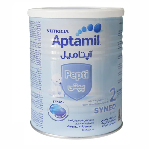 شیر خشک آپتامیل پپتی 2 نوتریشیا از 6 ماهگی حجم 400 گرمی